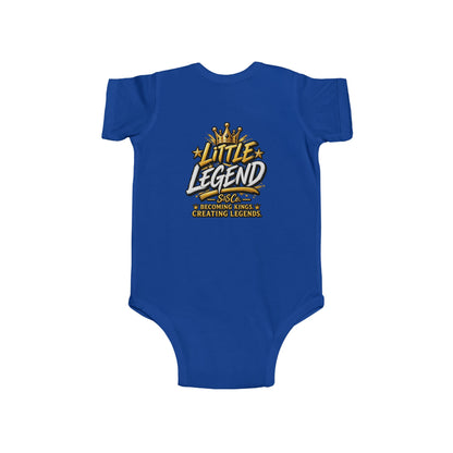 "Little Legend" Crowned Graphic – Newborn Infant Onesie