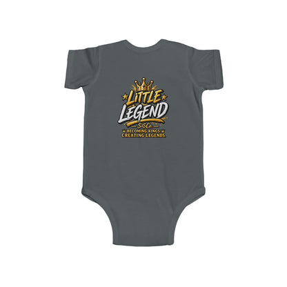 "Little Legend" Crowned Graphic – Newborn Infant Onesie