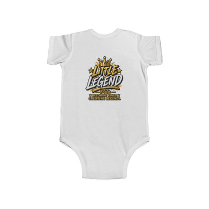 "Little Legend" Crowned Graphic – Newborn Infant Onesie