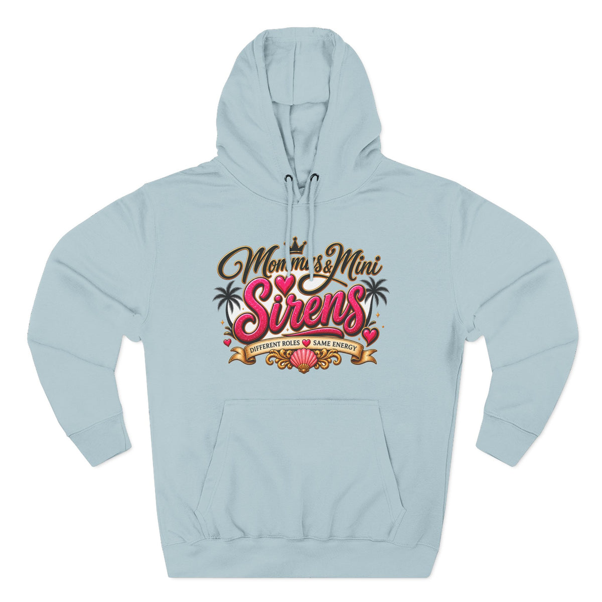 Mom and Mini Sirens Hoodie — Matching Mother-Daughter Graphic Pullover
