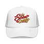 Siren Energy Trucker Hat — Glitter Script Crown Design