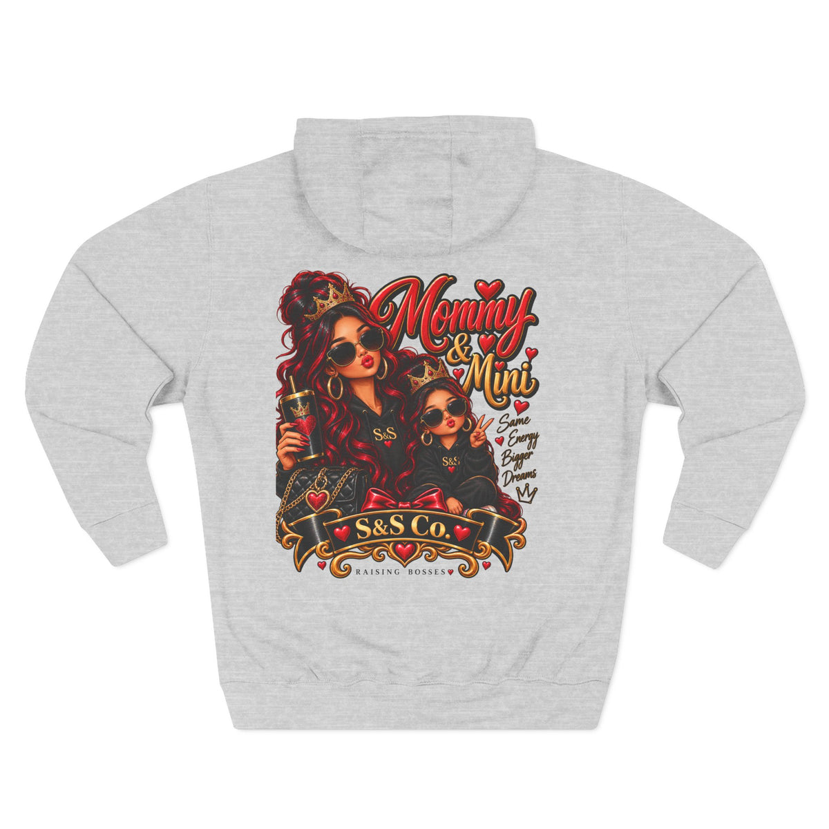Mom and Mini Sirens Hoodie — Matching Mother-Daughter Graphic Pullover