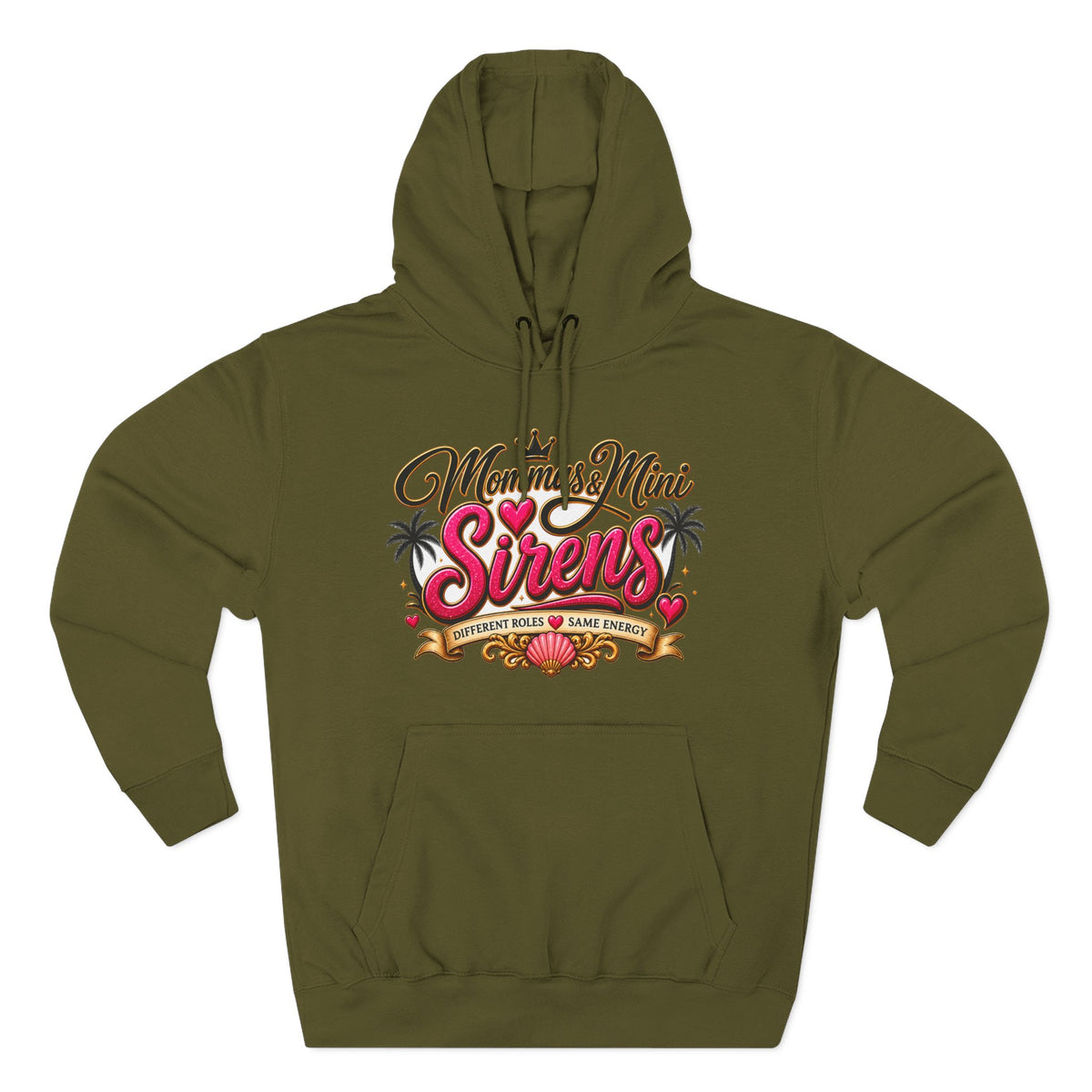 Mom and Mini Sirens Hoodie — Matching Mother-Daughter Graphic Pullover