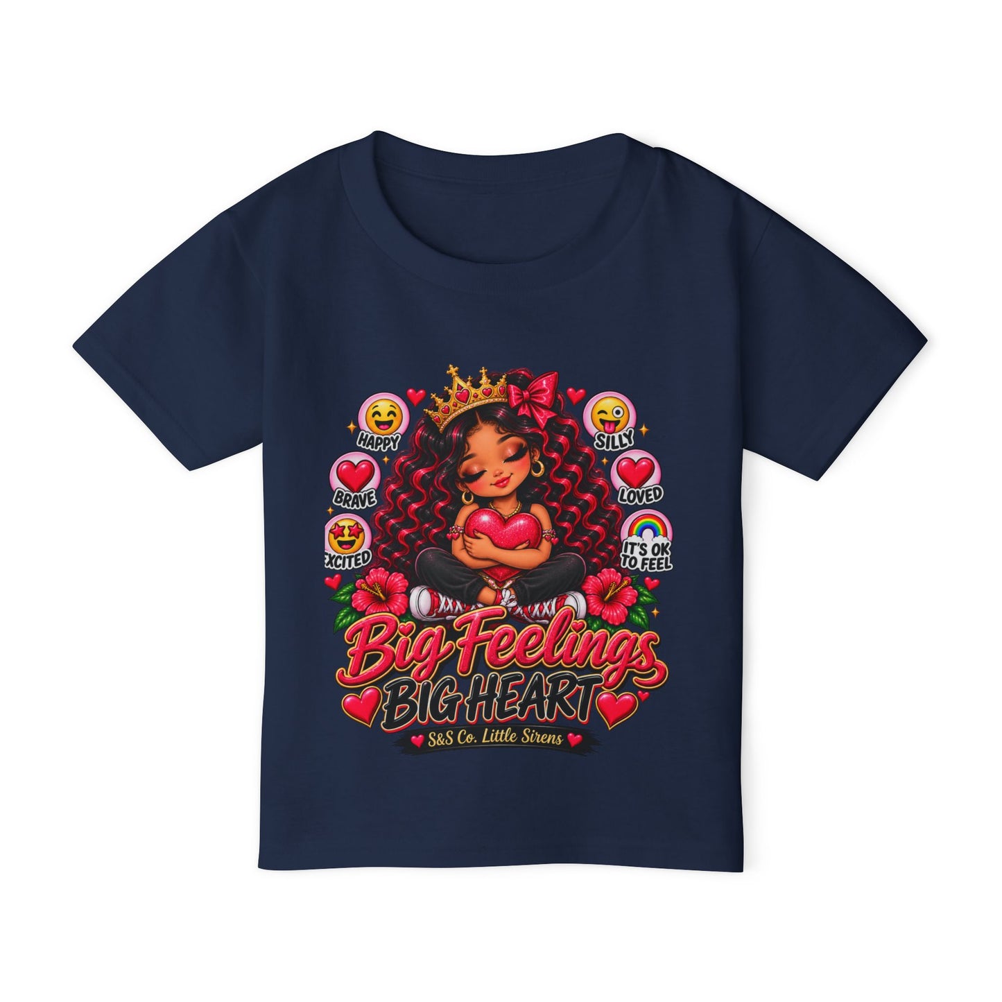 Big feelings Big Heart Toddler T-shirt