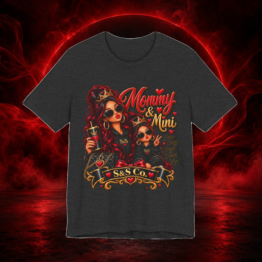 S&SCo Mommy & Mini red Graphic Tee — Matching Mother Daughter Shirt