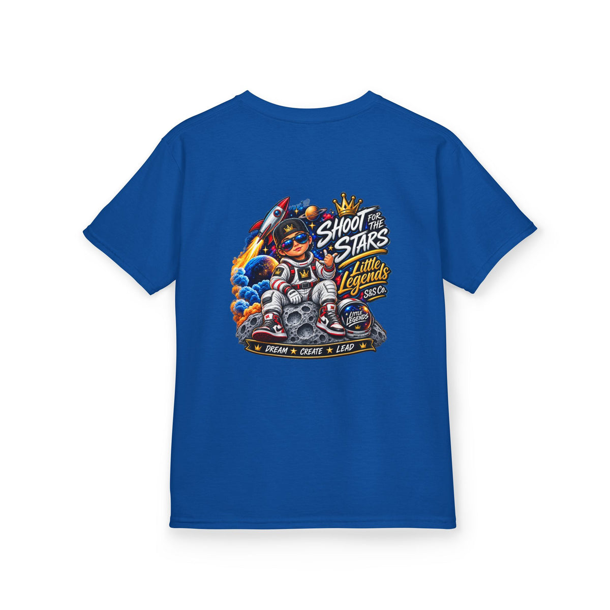 "Shoot for the Stars" Adventure Rocket Graphic