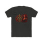 Gothic Siren Graphic Tee — Red Rose Woman Crest T‑Shirt