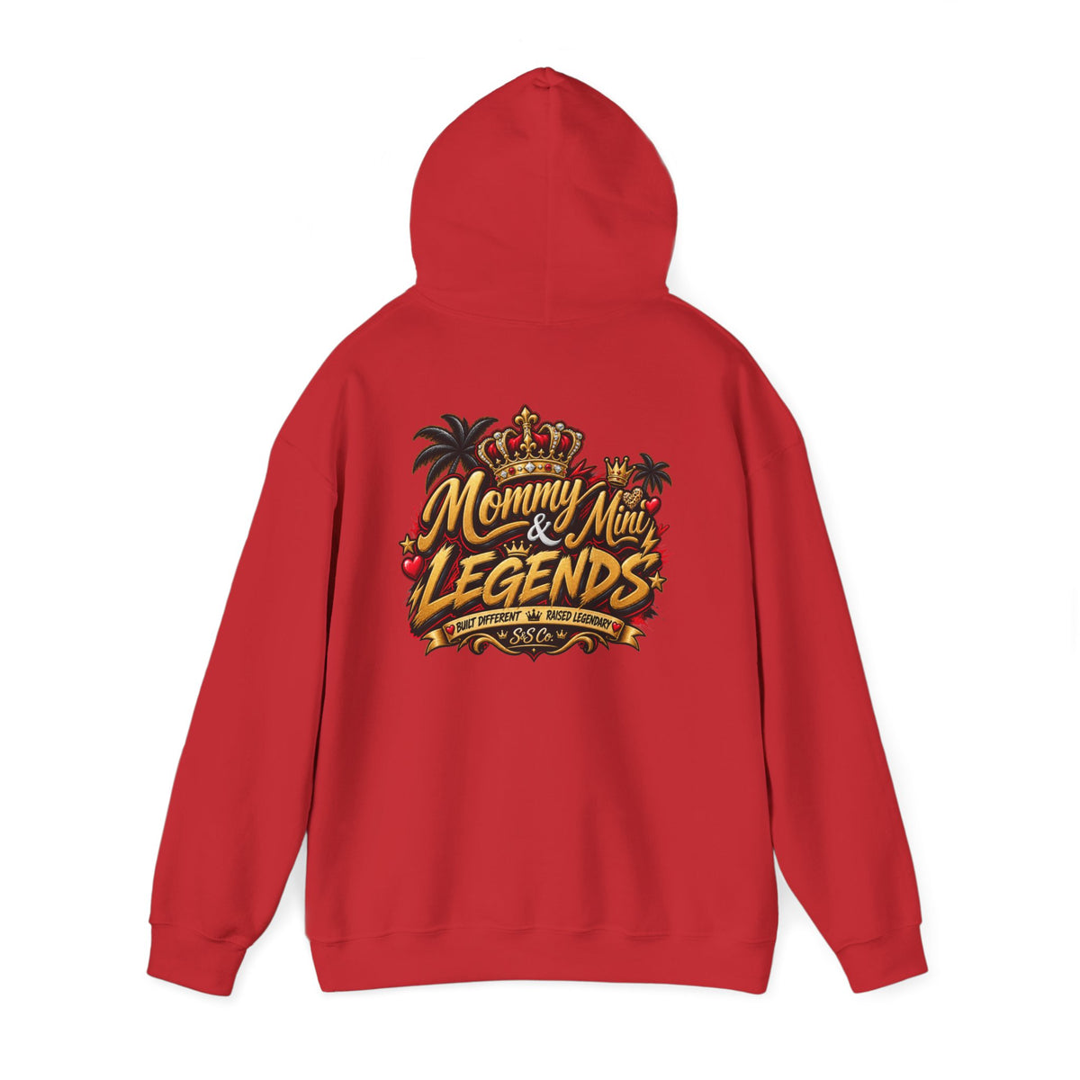 Mommy & Mini Legends Hoodie — Matching Mother-Son Graphic Sweatshirt