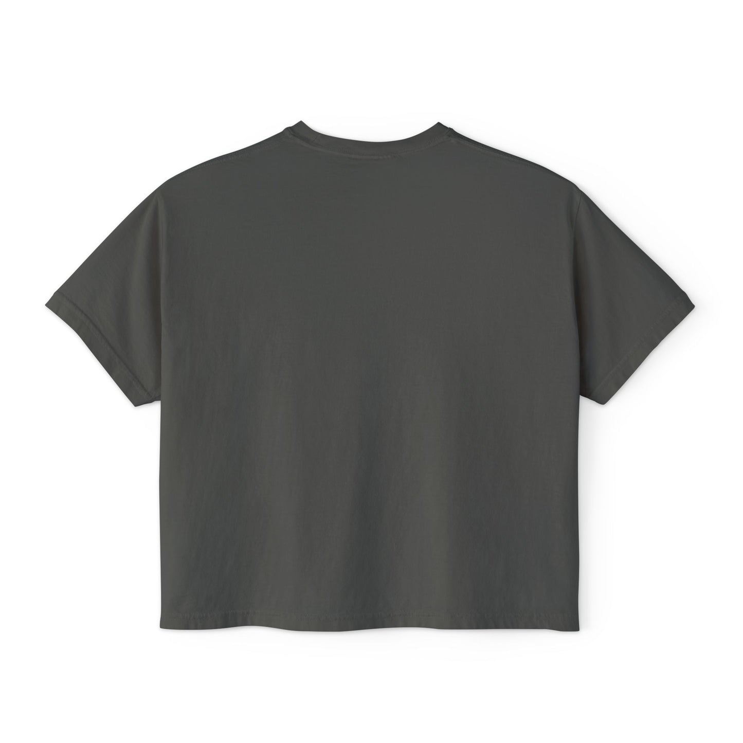 Boxy Tee — "Don't Forget: Social Call" Lip and Joint Graphic Cropped Shirt