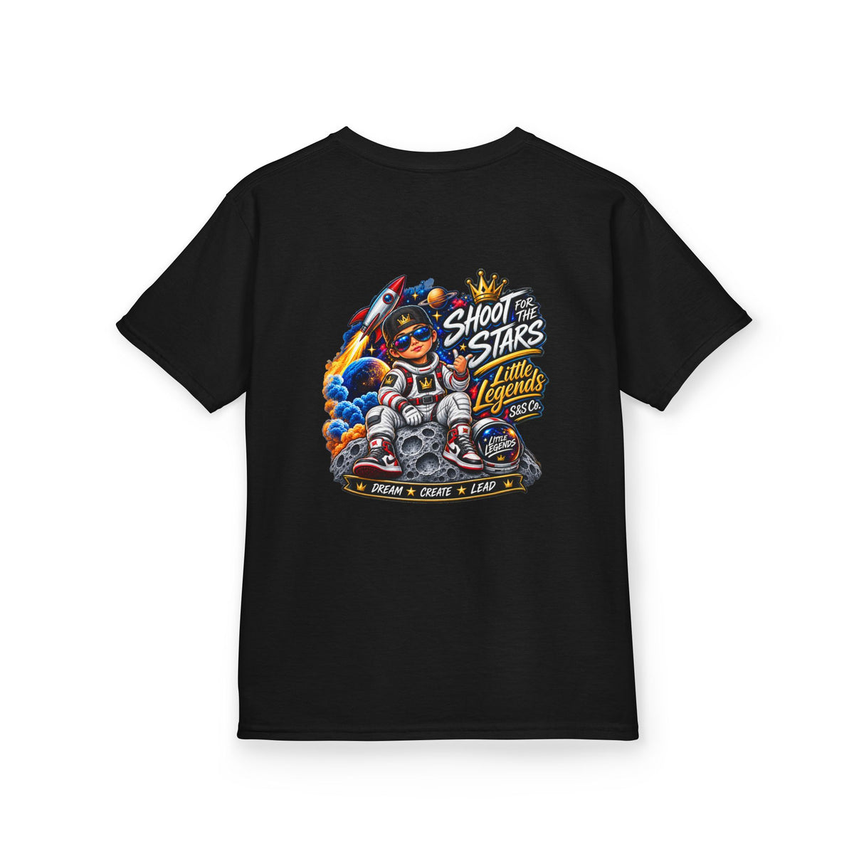 "Shoot for the Stars" Adventure Rocket Graphic