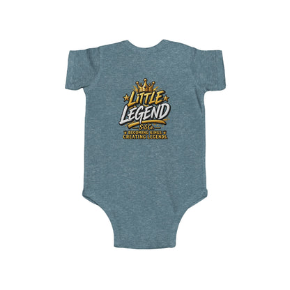 "Little Legend" Crowned Graphic – Newborn Infant Onesie