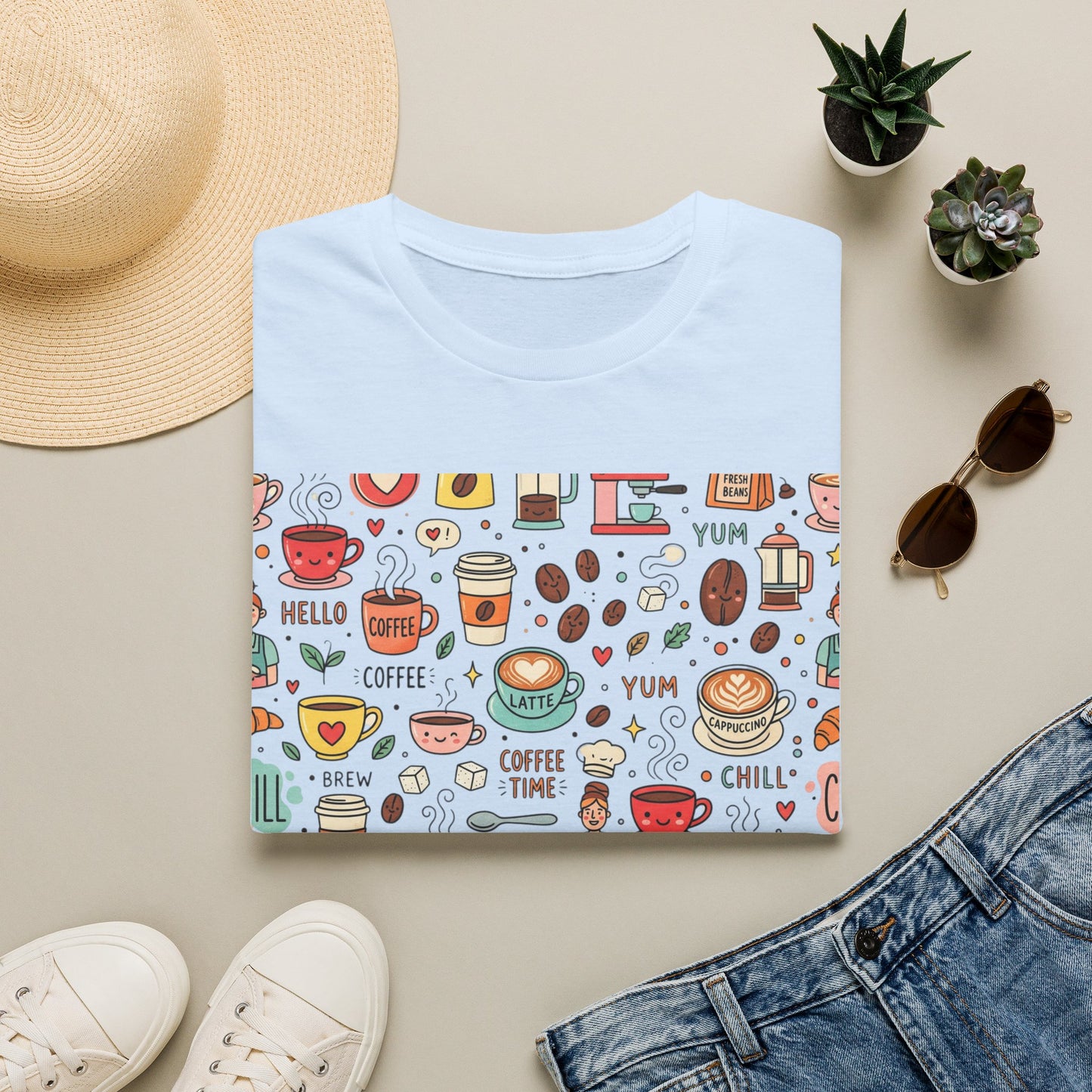 Coffee Time Graphic T-Shirt