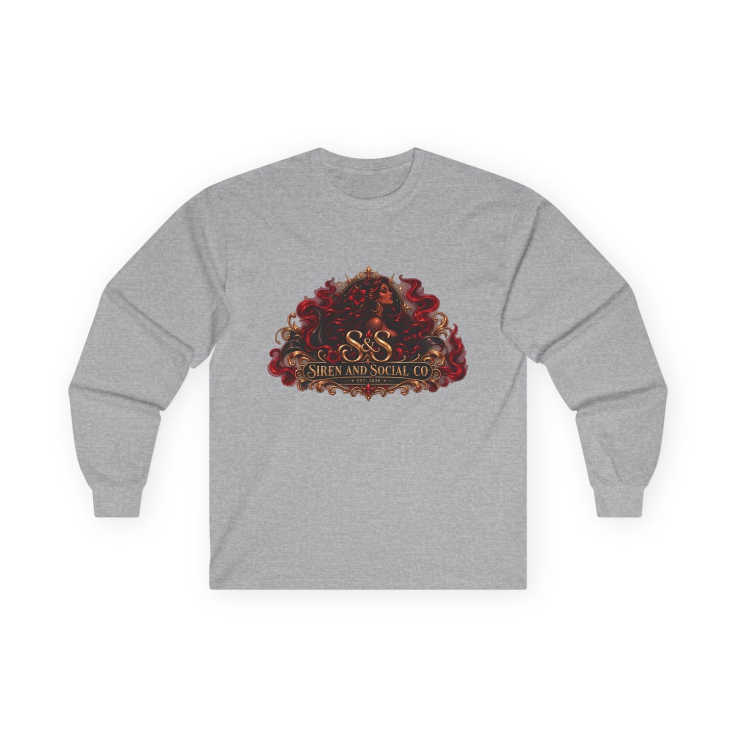 Long Sleeve Tee — 'She Is Not Silent' Afro Hair Graphic