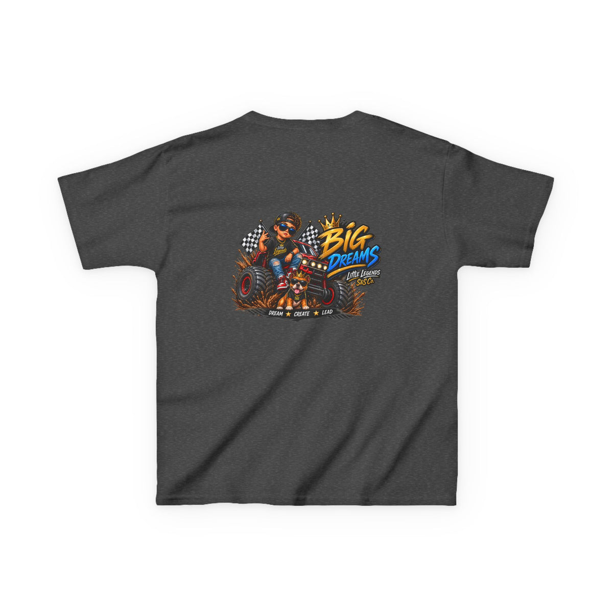 'Big Dreams' Racecar Rider Graphic Shirt