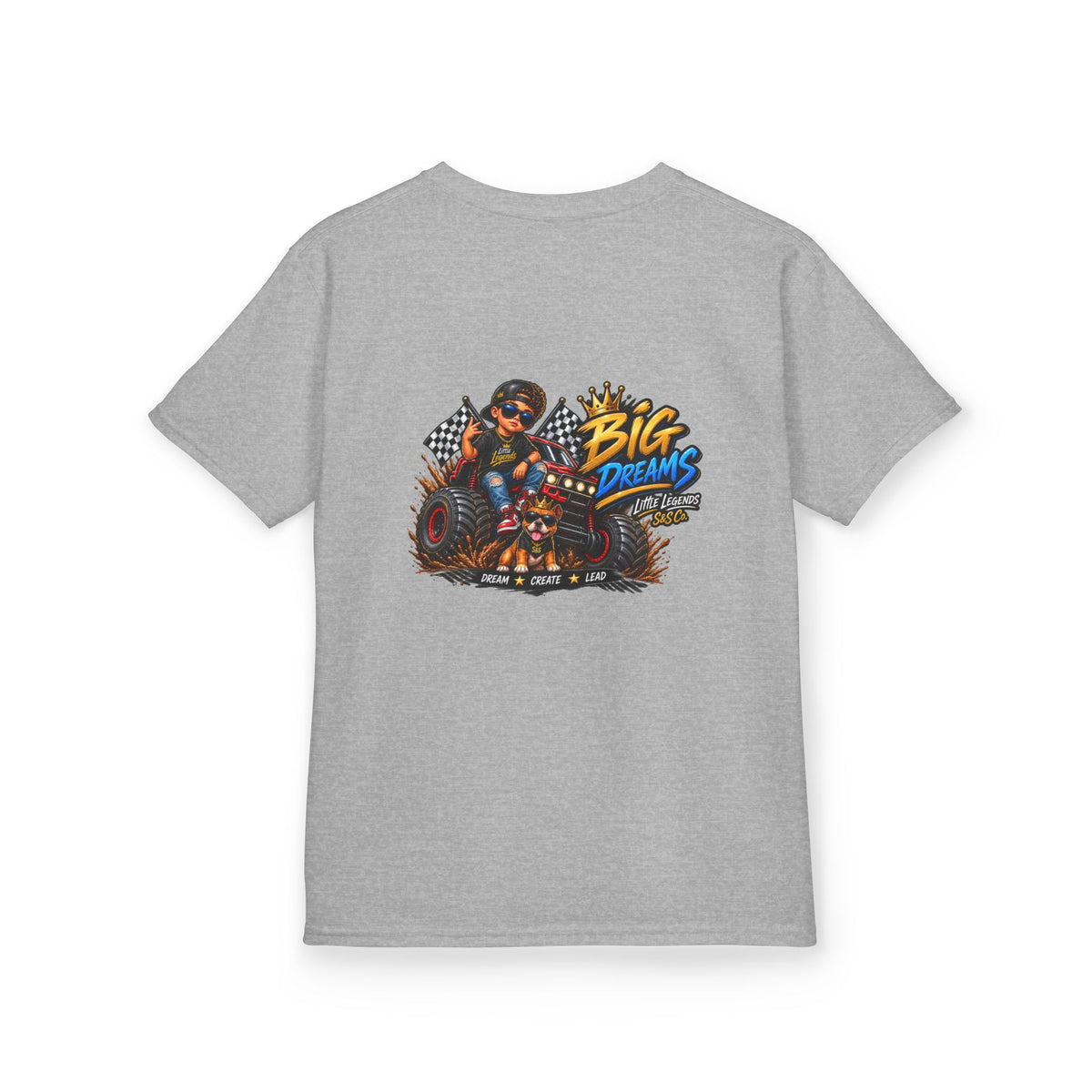 'Big Dreams' Racecar Rider Graphic Shirt
