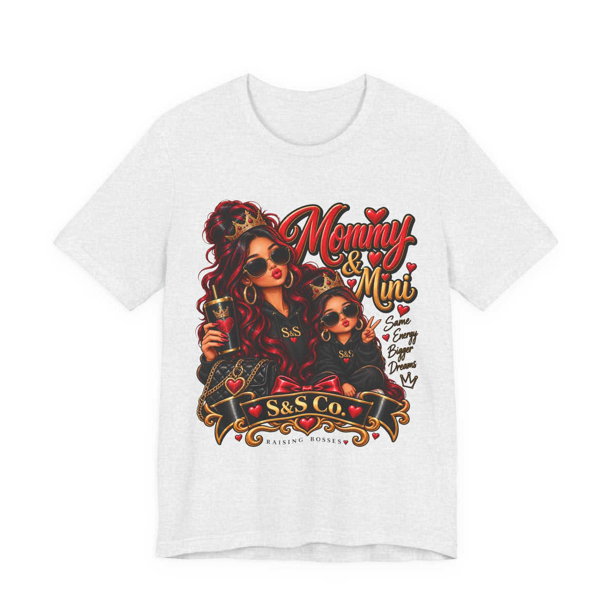S&SCo Mommy & Mini red Graphic Tee — Matching Mother Daughter Shirt