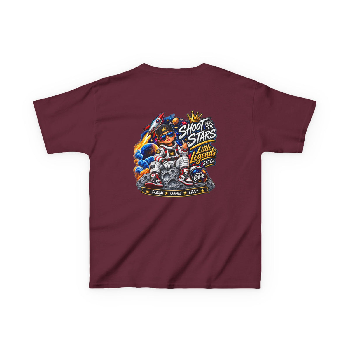 "Shoot for the Stars" Adventure Rocket Graphic
