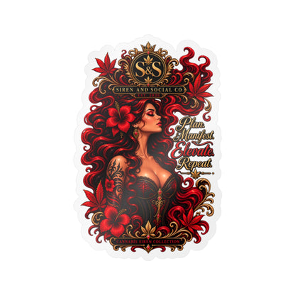 Kiss-Cut Vinyl Decal — Siren Cannabis collection with Logo