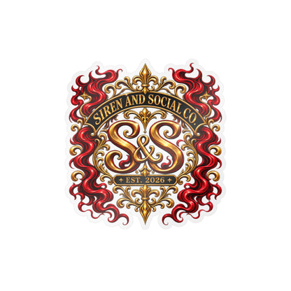 Siren and Social Co Logo Kiss-Cut Vinyl Decals