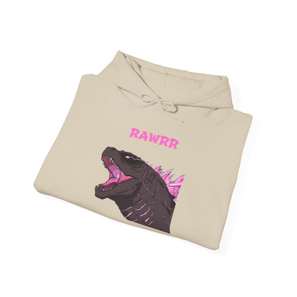 Godzilla Roar Hoodie — Retro Neon Kaiju Sweatshirt