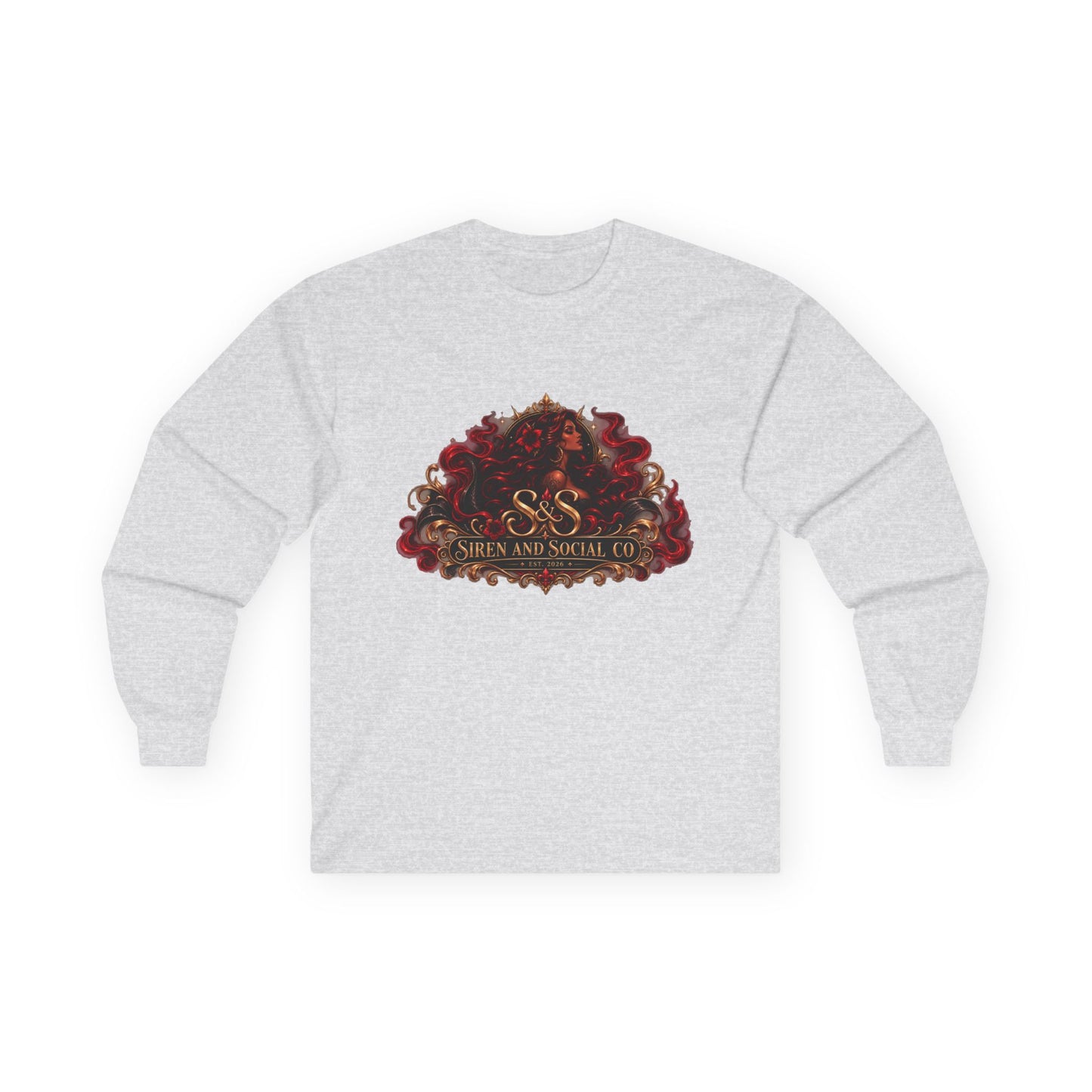 Long Sleeve Tee — 'She Is Not Silent' Afro Hair Graphic