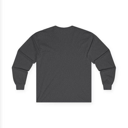 Heraldic Crest Long Sleeve Tee — 'Skin and Skull Co.' Gothic Emblem
