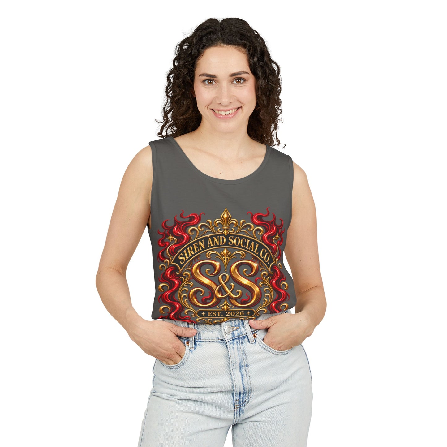SirenandSocialCo Logo Tank