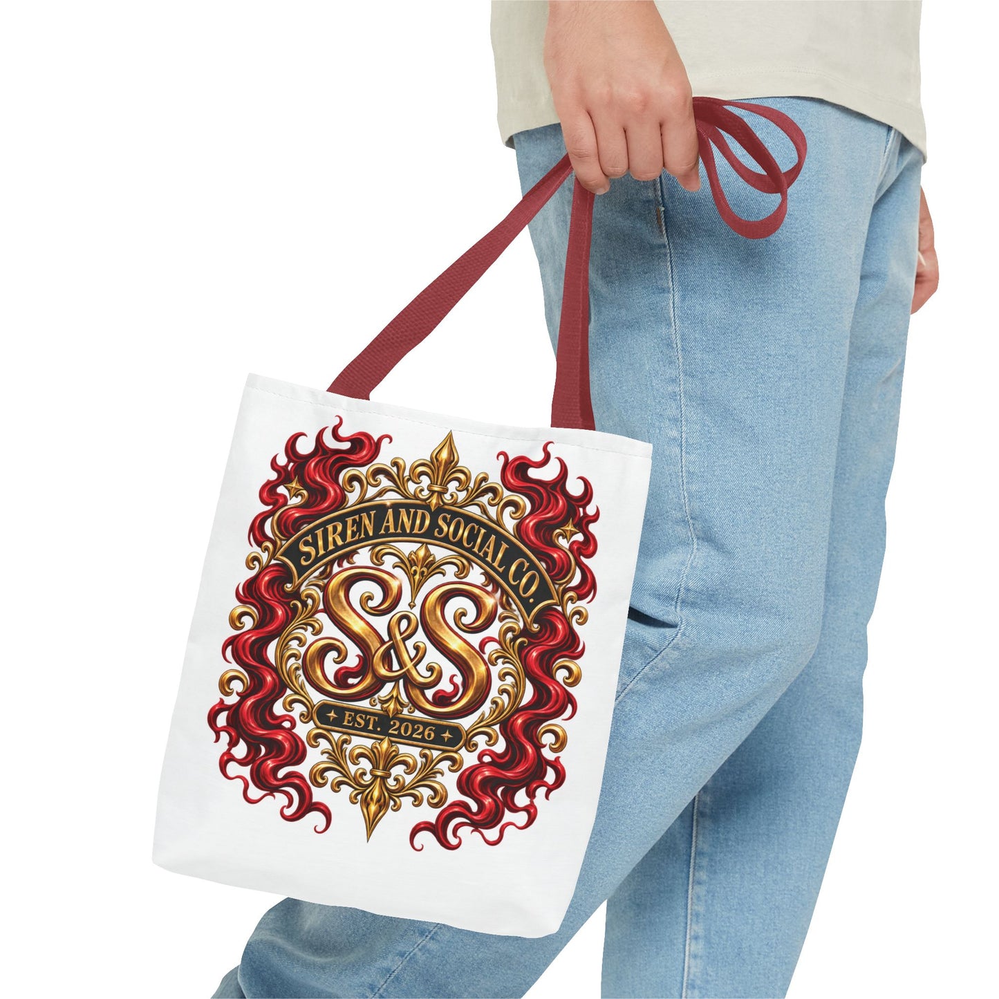Our personalized logo On a tote!