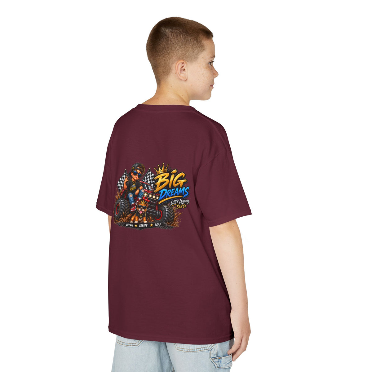 'Big Dreams' Racecar Rider Graphic Shirt