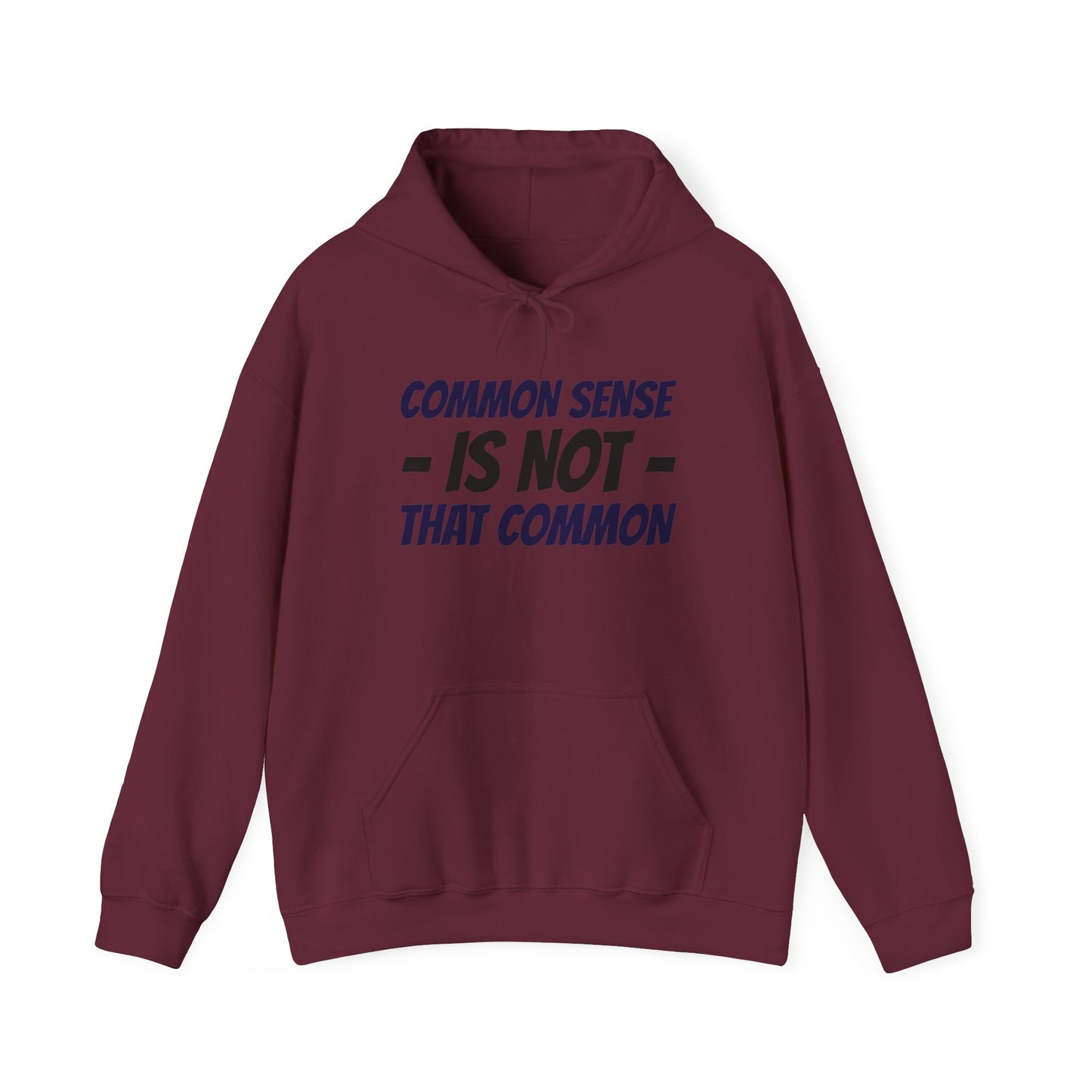 Common Sense Is Not That Common Hoodie – Funny Statement Pullover
