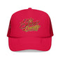 Siren Energy Trucker Hat — Glitter Script Crown Design