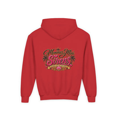 Youth Hoodie — "Mini Siren Energy" Graphic Pullover (Momma’s Mini Sirens)