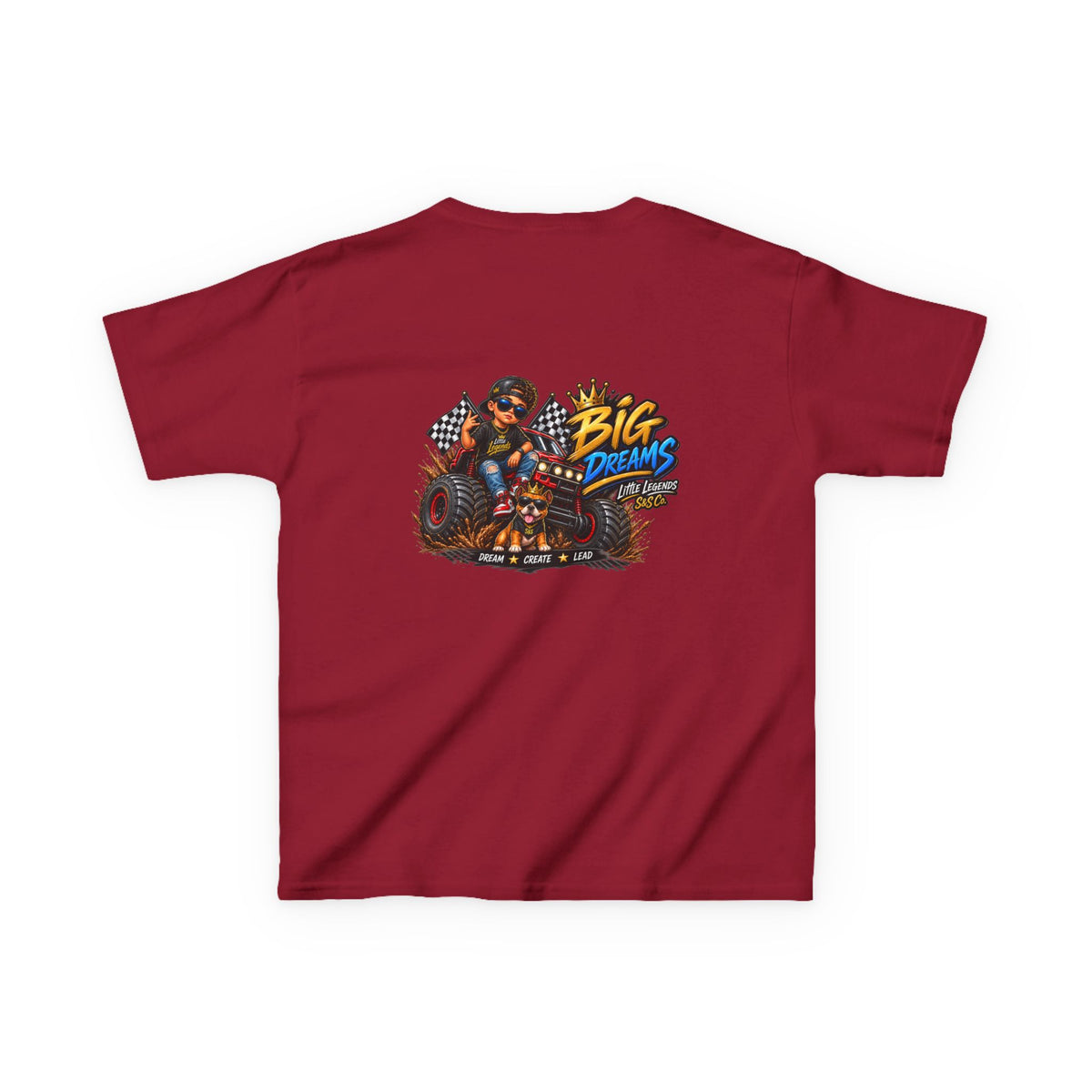'Big Dreams' Racecar Rider Graphic Shirt