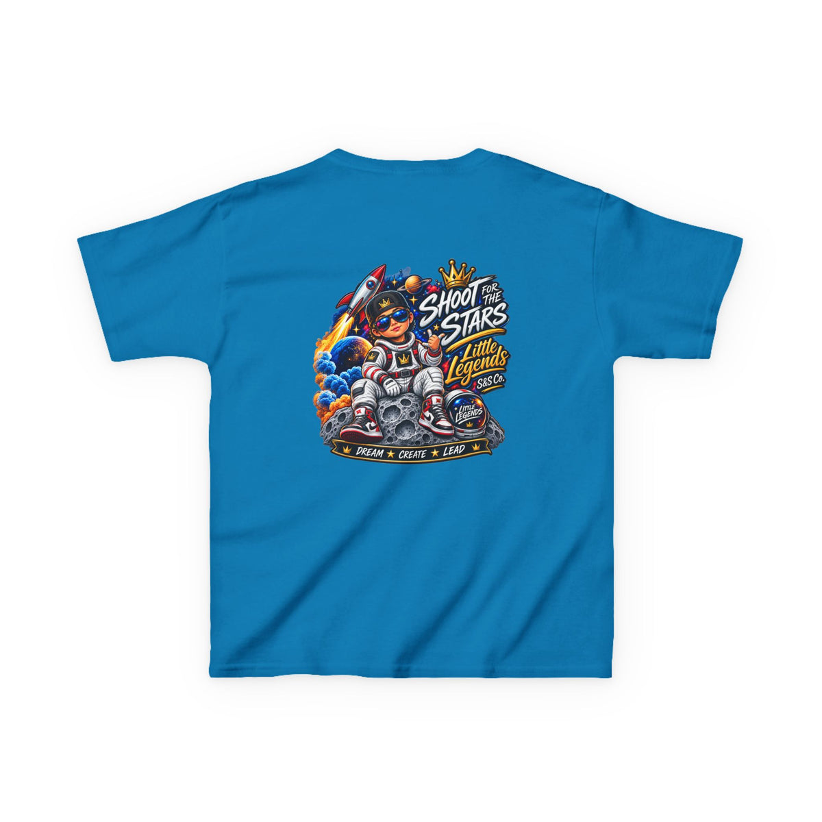 "Shoot for the Stars" Adventure Rocket Graphic
