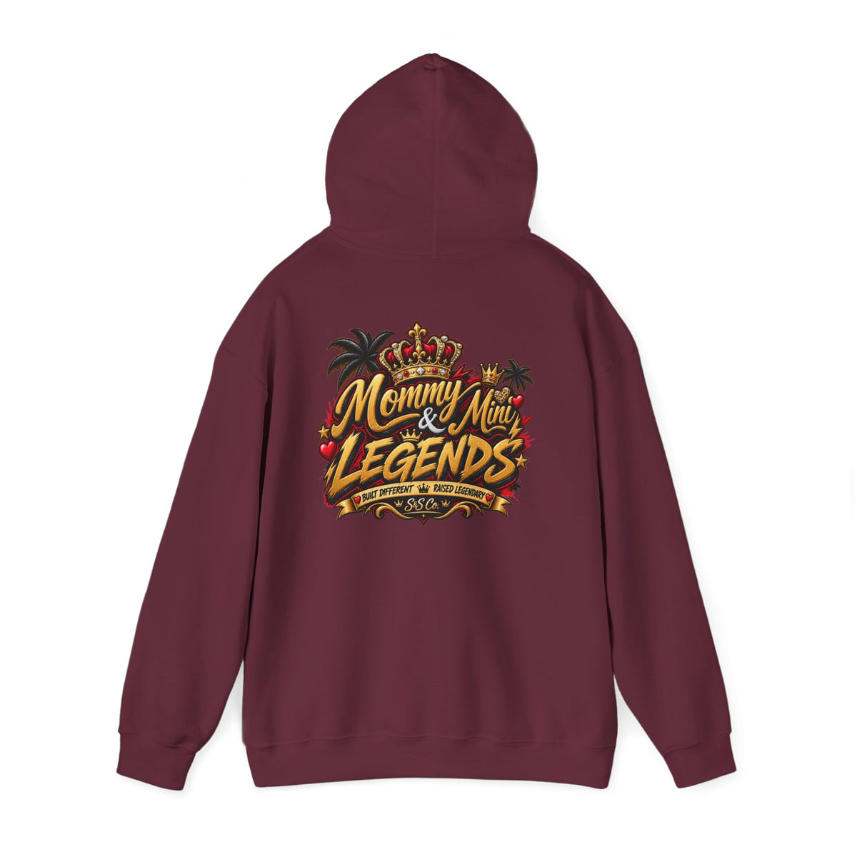 Mommy & Mini Legends Hoodie — Matching Mother-Son Graphic Sweatshirt