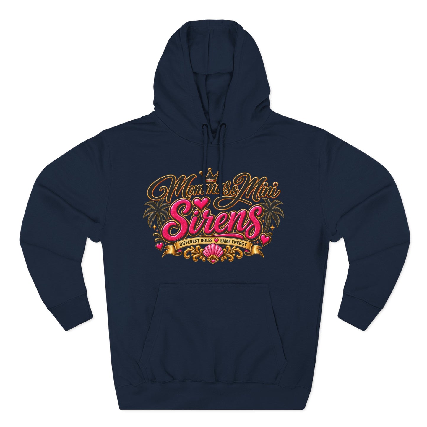 Mom and Mini Sirens Hoodie — Matching Mother-Daughter Graphic Pullover