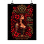 Matte Poster — "Plan. Manifest. Elevate. Repeat." Red Siren Art Print