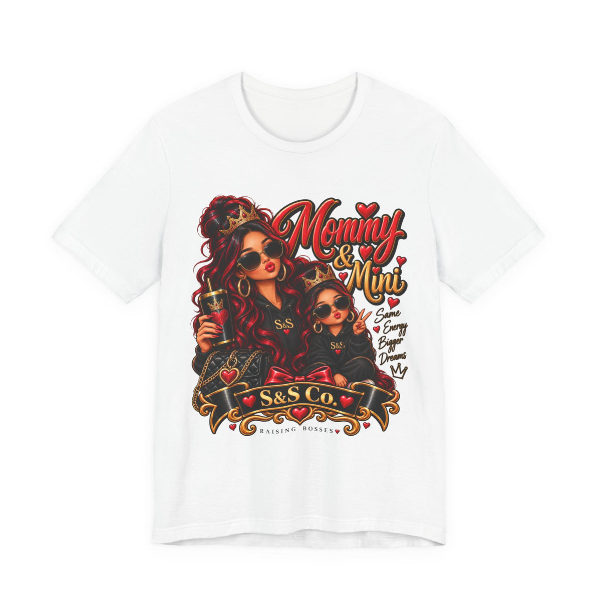 S&SCo Mommy & Mini red Graphic Tee — Matching Mother Daughter Shirt