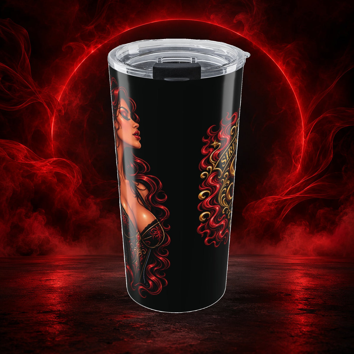 20oz Stainless Tumbler with Fiery S&SCo. logo Design