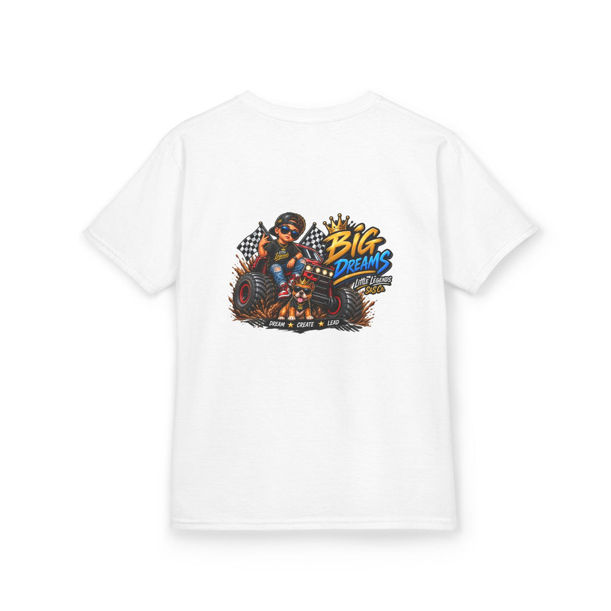 'Big Dreams' Racecar Rider Graphic Shirt
