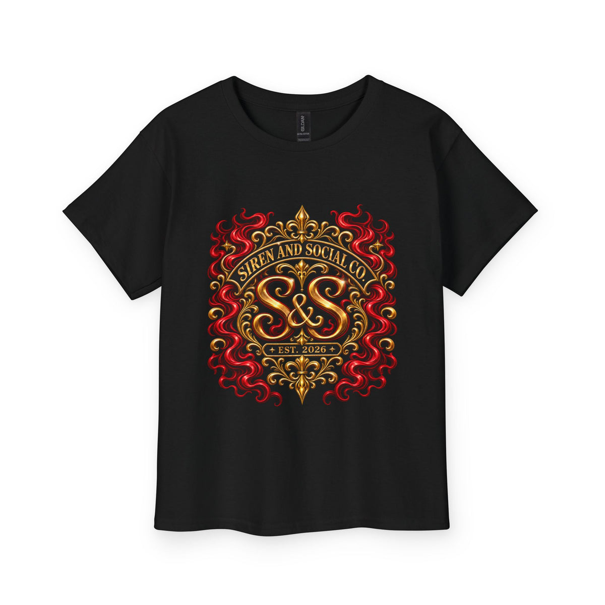 Siren and Social Co kids Logo Tee