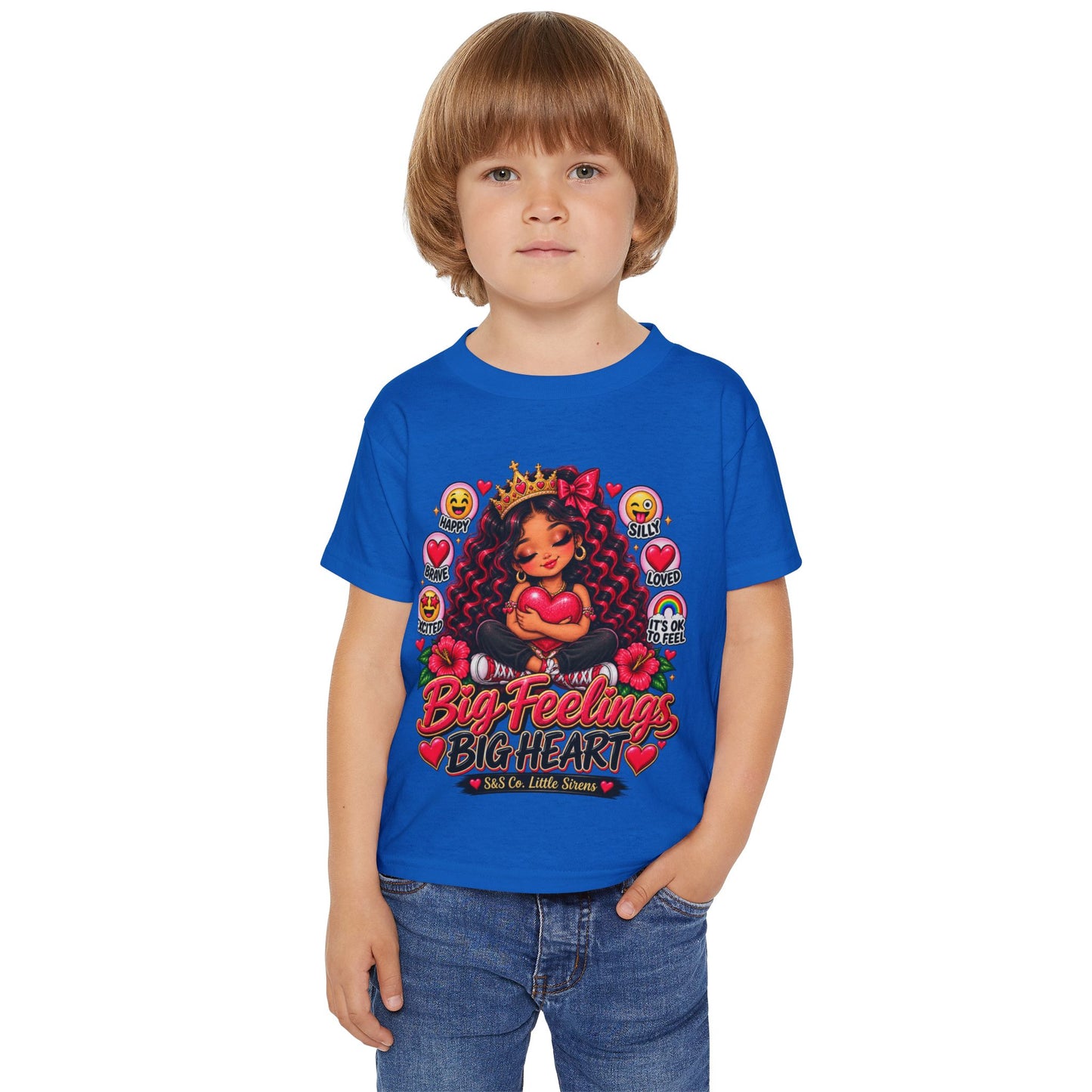 Big feelings Big Heart Toddler T-shirt