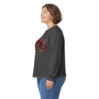 Long Sleeve Tee — 'She Is Not Silent' Afro Hair Graphic