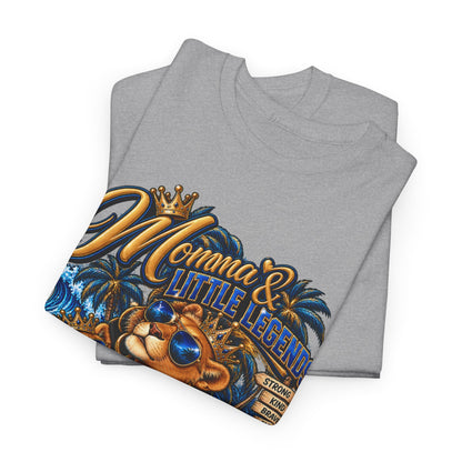 Momma & Little Legends T-Shirt — Cute Bear Family Graphic Tee for Moms
