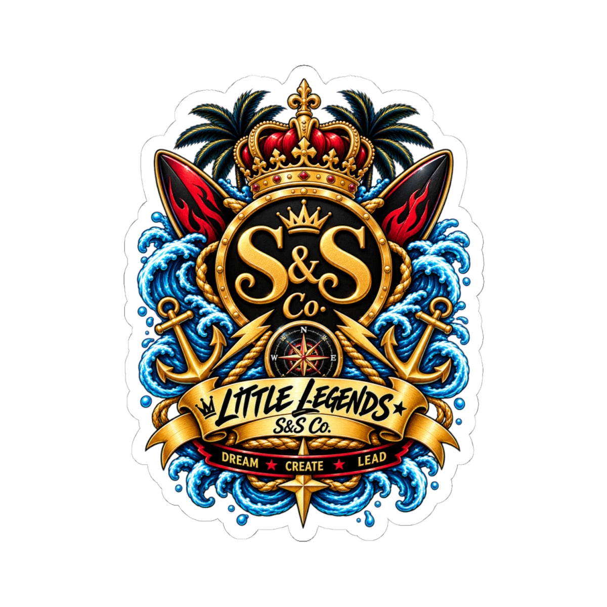 Little Legends Sea Logo Sticker