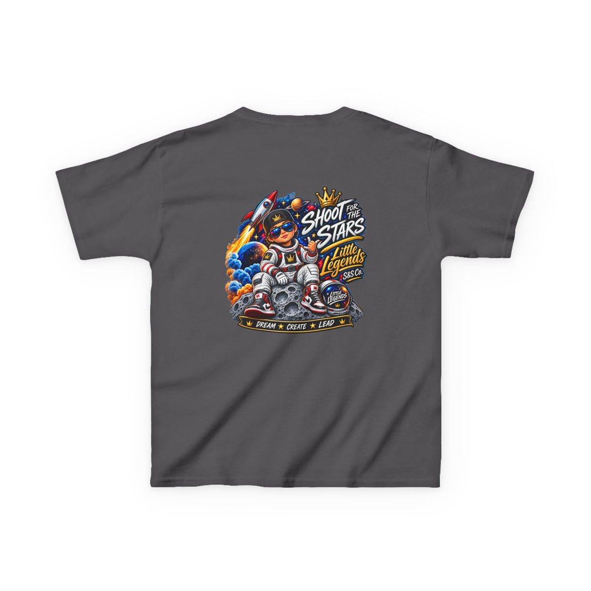 "Shoot for the Stars" Adventure Rocket Graphic