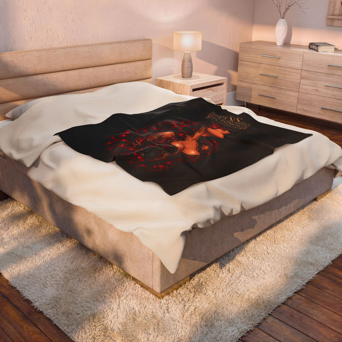 Velveteen Siren Plush Blanket —