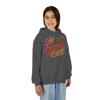 Youth Hoodie — "Mini Siren Energy" Graphic Pullover (Momma’s Mini Sirens)