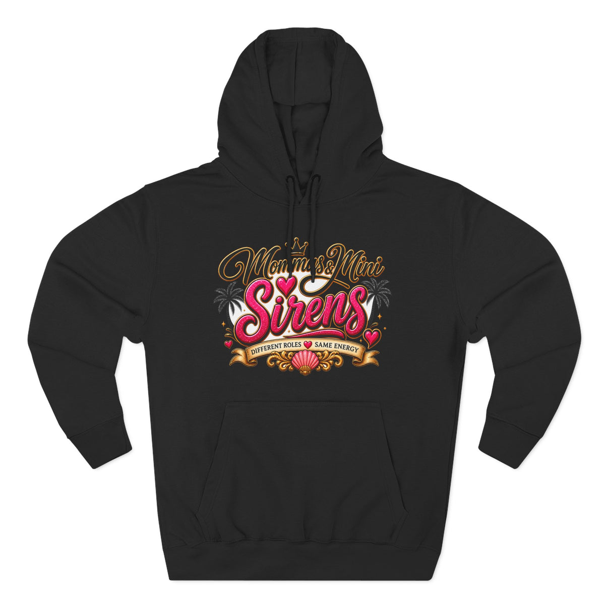 Mom and Mini Sirens Hoodie — Matching Mother-Daughter Graphic Pullover