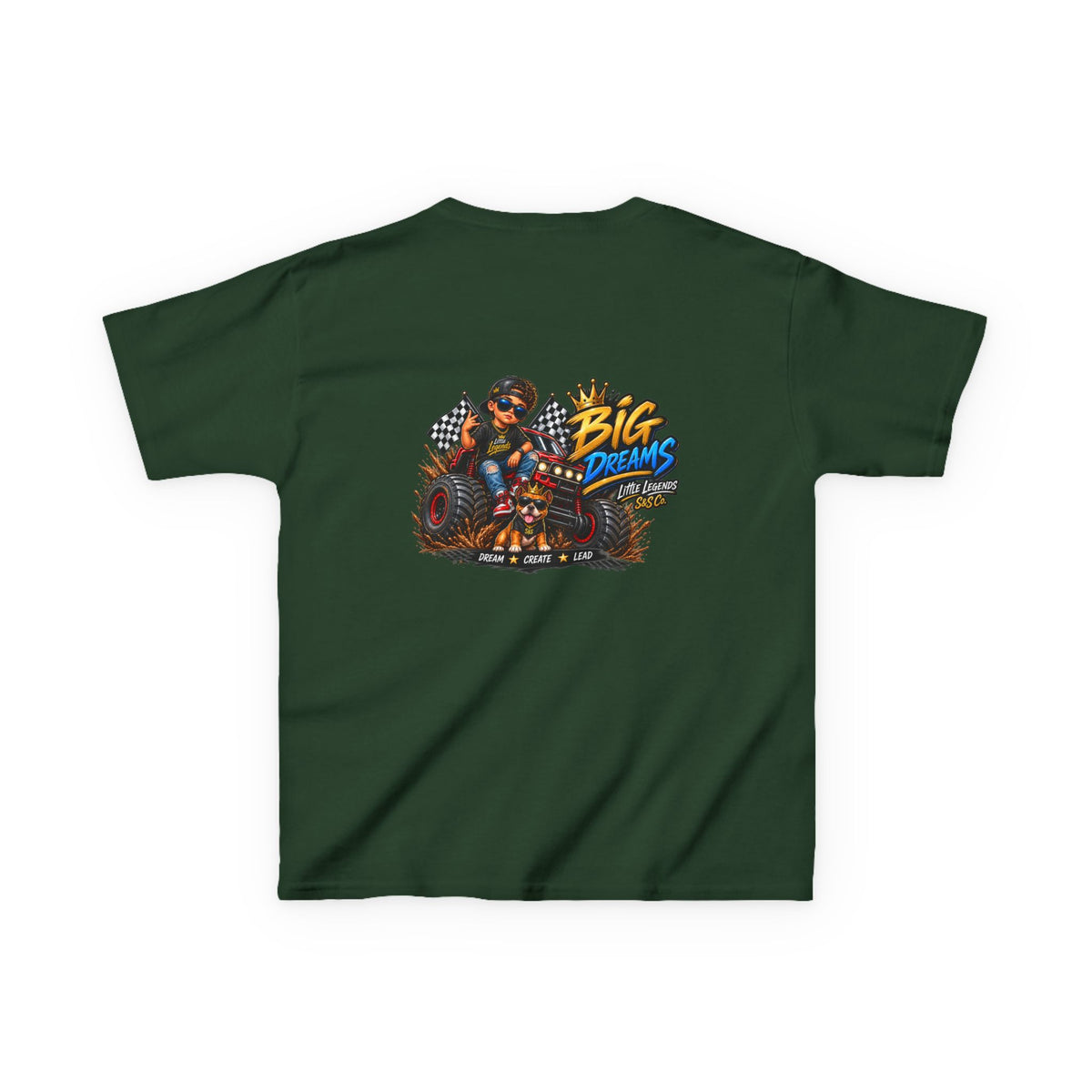'Big Dreams' Racecar Rider Graphic Shirt